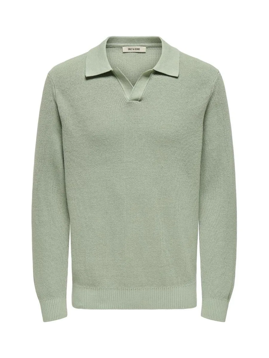 Polo Vert Homme Only & Sons Casper 2