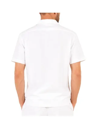 Chemise Blanche Homme RMS26 Seersucker 2