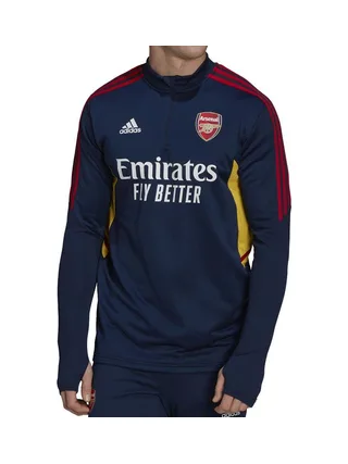 Arsenal Sweat 1/4 zip Marine Homme Adidas 1