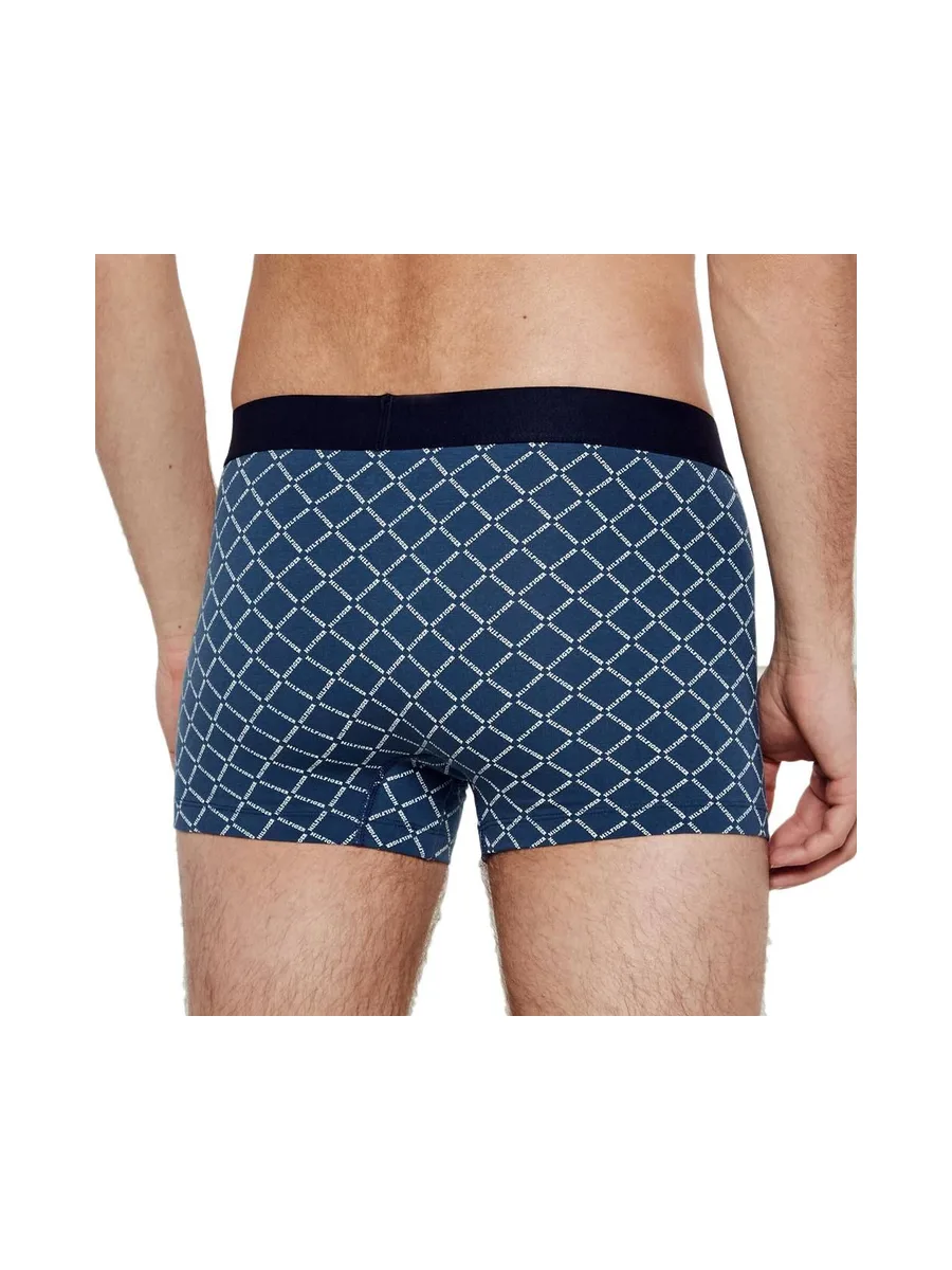 Coffret Boxer + Chaussettes Bleu Homme Tommy Hilfiger Trunk 4