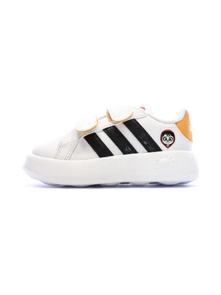 Baskets Blanches Enfant Adidas Coco Grand Court 1