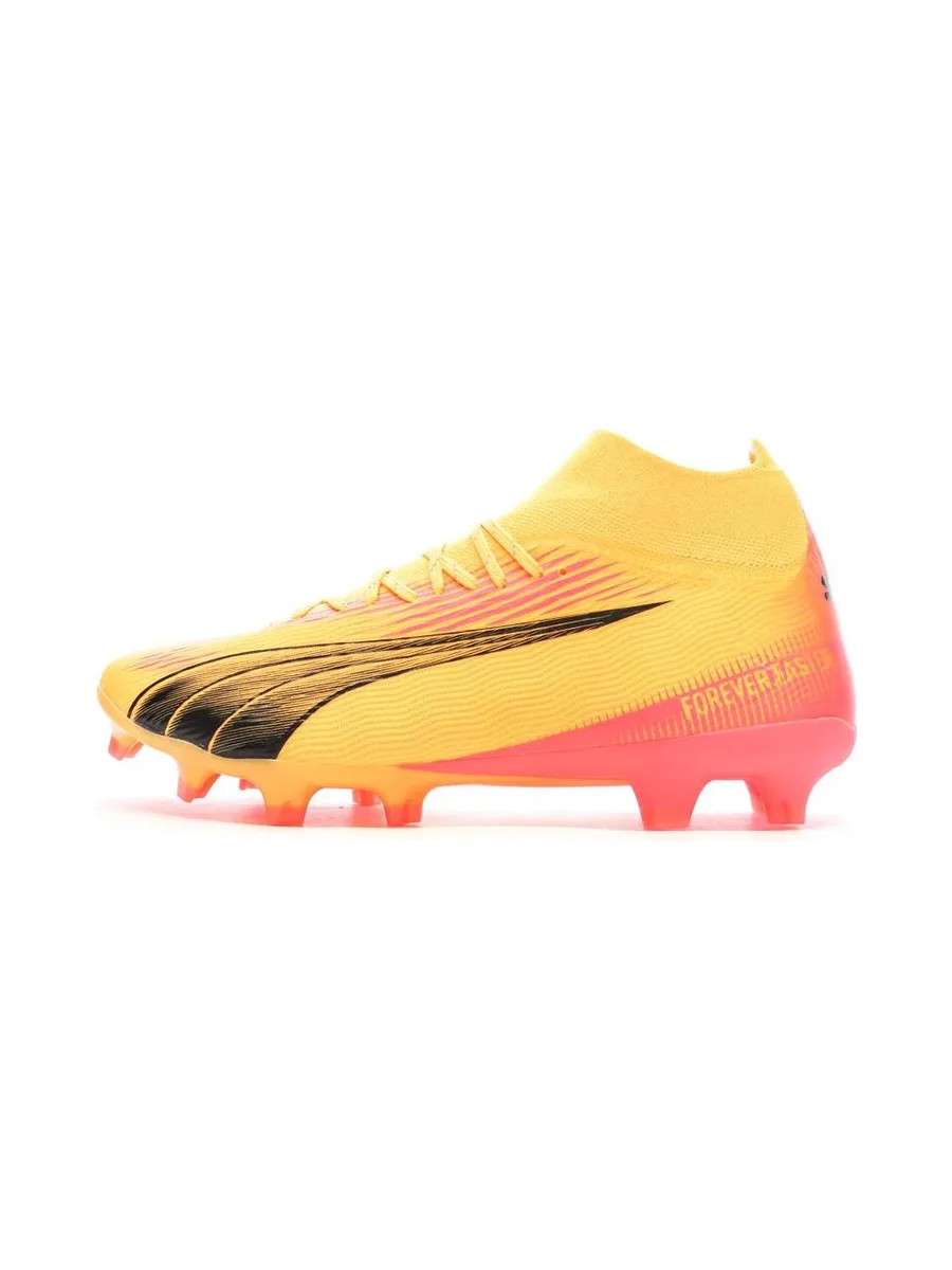 Chaussures de Football Orange, Noir Homme Puma Ultra Pro 2