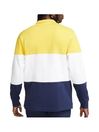 Sweat Blanc/Jaune/Marine Homme Nike Club+ 2