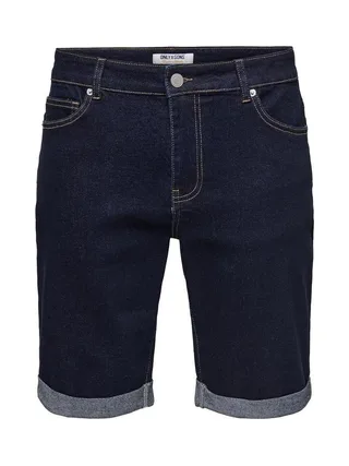 Short en Jean Marine Homme Only & Sons Ply 1