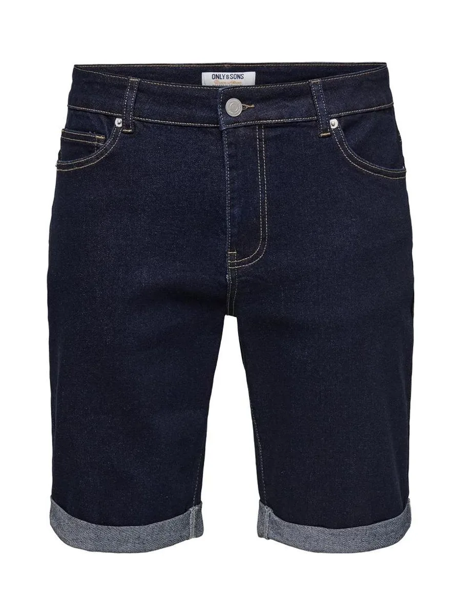 Short en Jean Marine Homme Only & Sons Ply 2