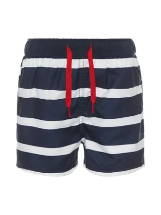 Short de bain Marine/Blanc Garçon Name it zoxi 1