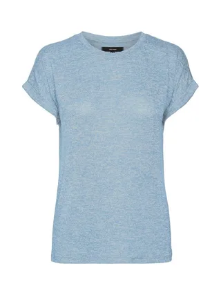 T-Shirt Bleu Ciel Femme Vero Moda Brianna 10291353 3
