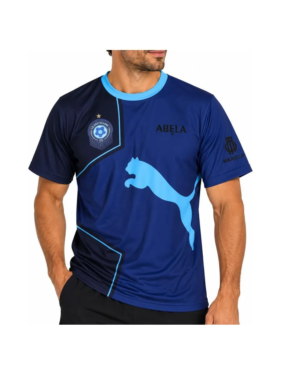 Maillot de Foot Marine Homme Puma Marscup La Castellane 2
