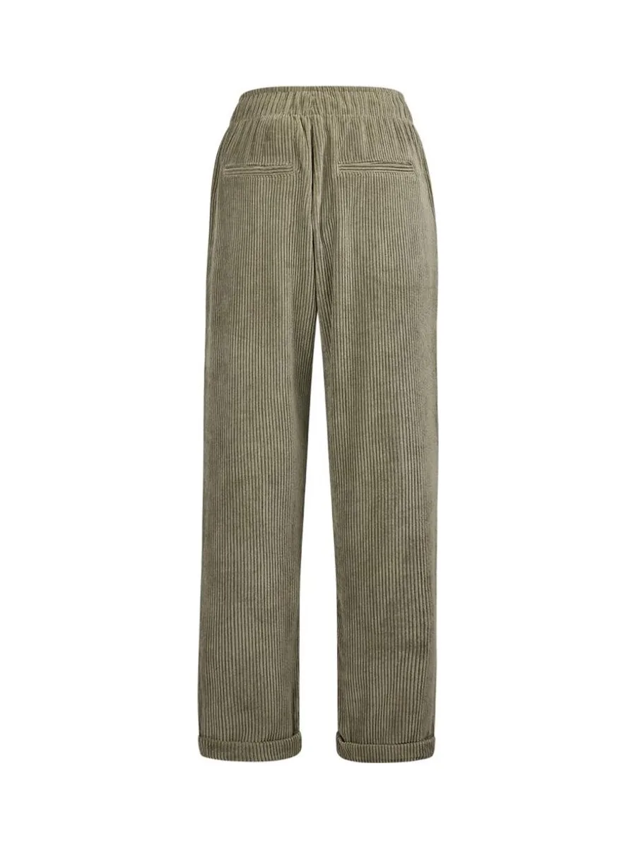 Pantalon Velours Kaki Foncé Femme Teddy Smith Teddy Middle 3