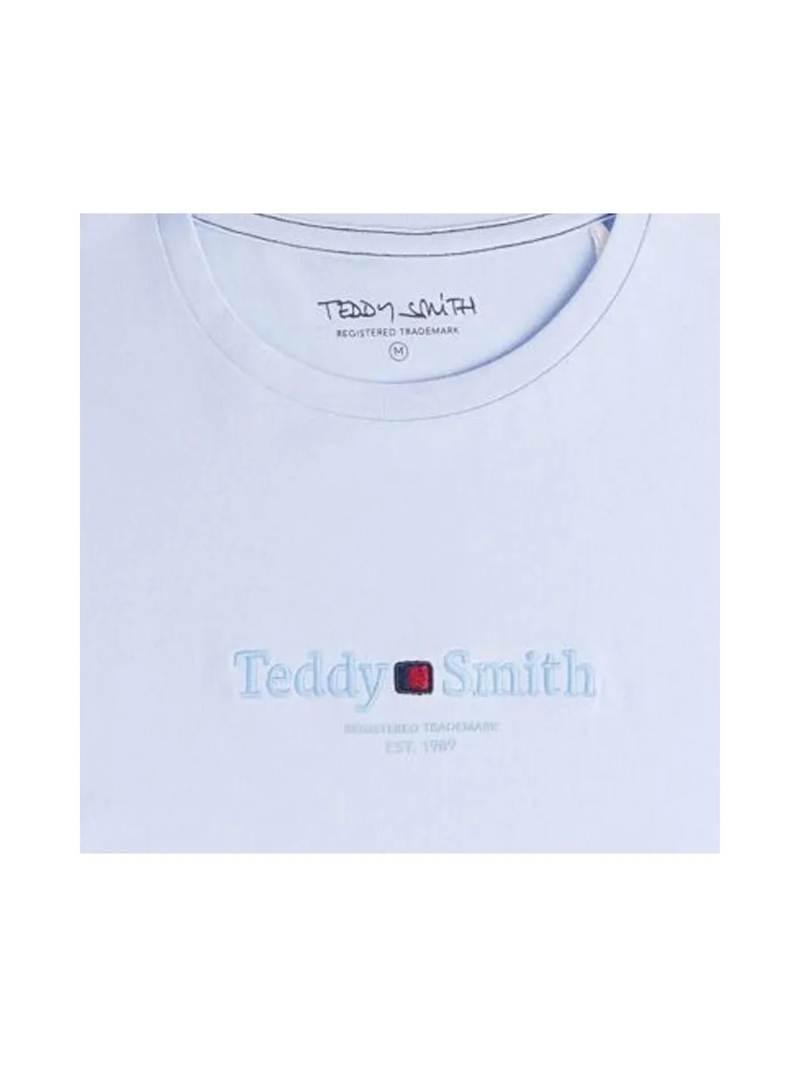 T-shirt Bleu Clair Homme Teddy Smith Tjim 3