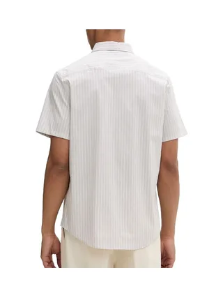 Chemise Beige Homme Calvin Klein Jeans Yd Multi Pinstrip 2