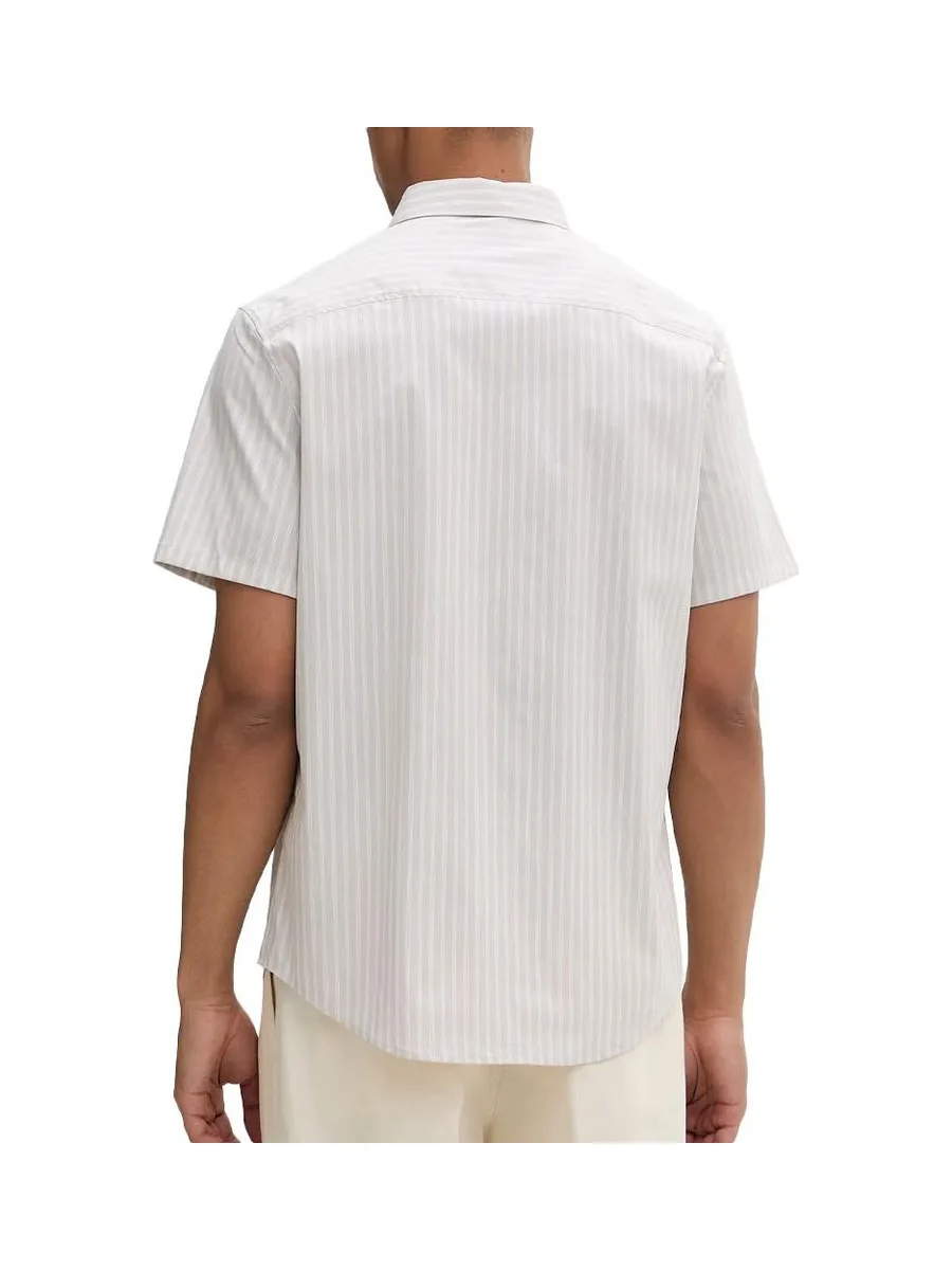 Chemise Beige Homme Calvin Klein Jeans Yd Multi Pinstrip 3