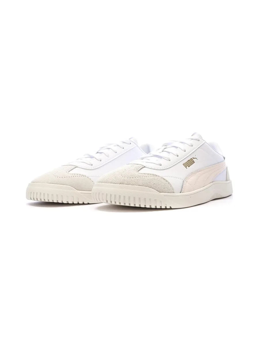 Baskets Blanches/Roses Femme Puma Club 5v5 Sd 7