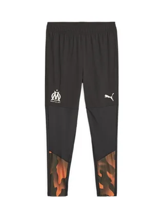 OM Jogging de foot Noir/Orange Homme Puma 2023/24 1