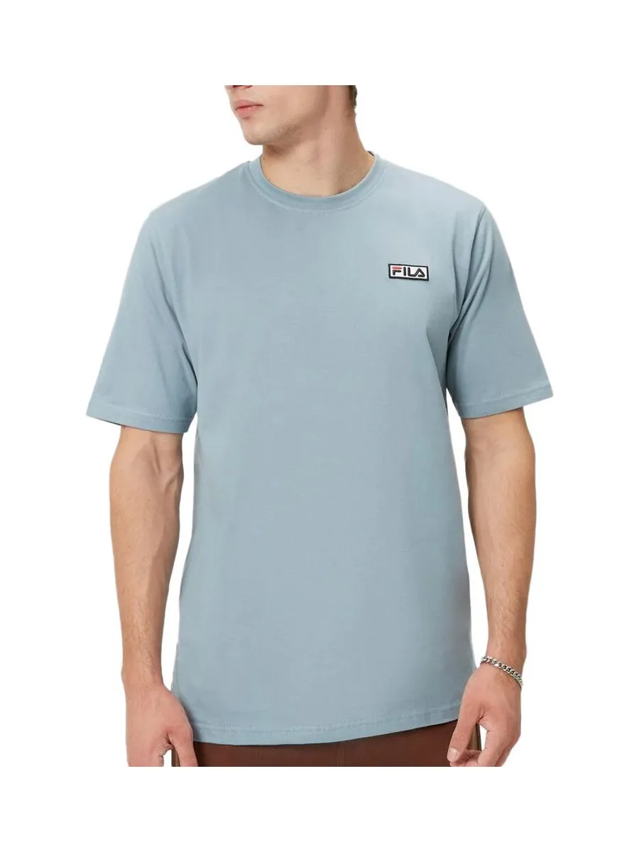 T-shirt Bleu Clair Homme Fila Embroidered 2