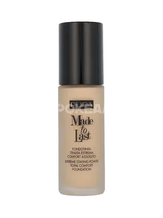 Pupa Made To Last Total Comfort Foundation SPF10 30ml - #001 Light Ivory 2