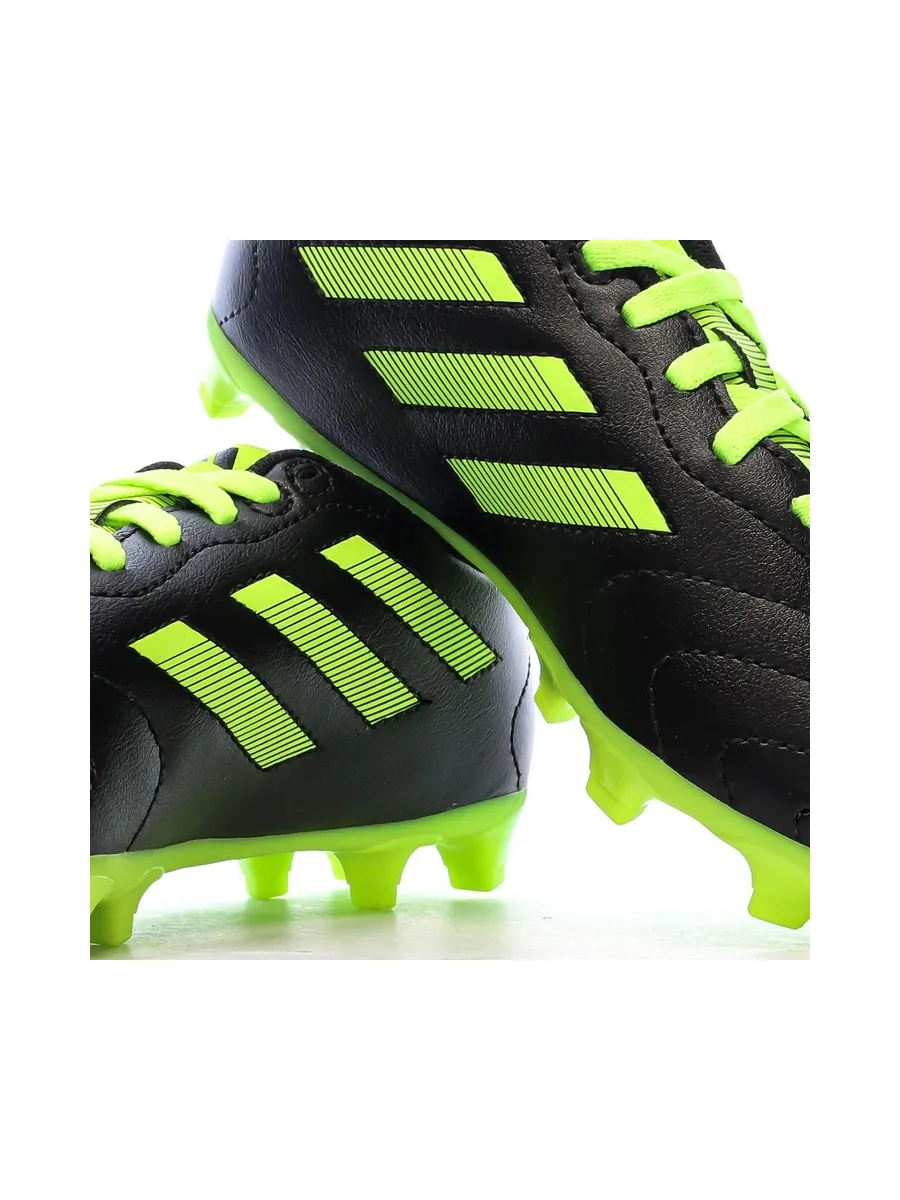 Chaussures de football Noir/Jaunes Garçon Adidas Goletto 8
