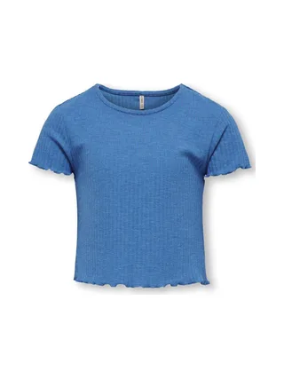T-shirt Bleu Fille Only Kids Ognella 1