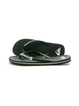Tongs Noir Homme Quiksilver Molokai 1