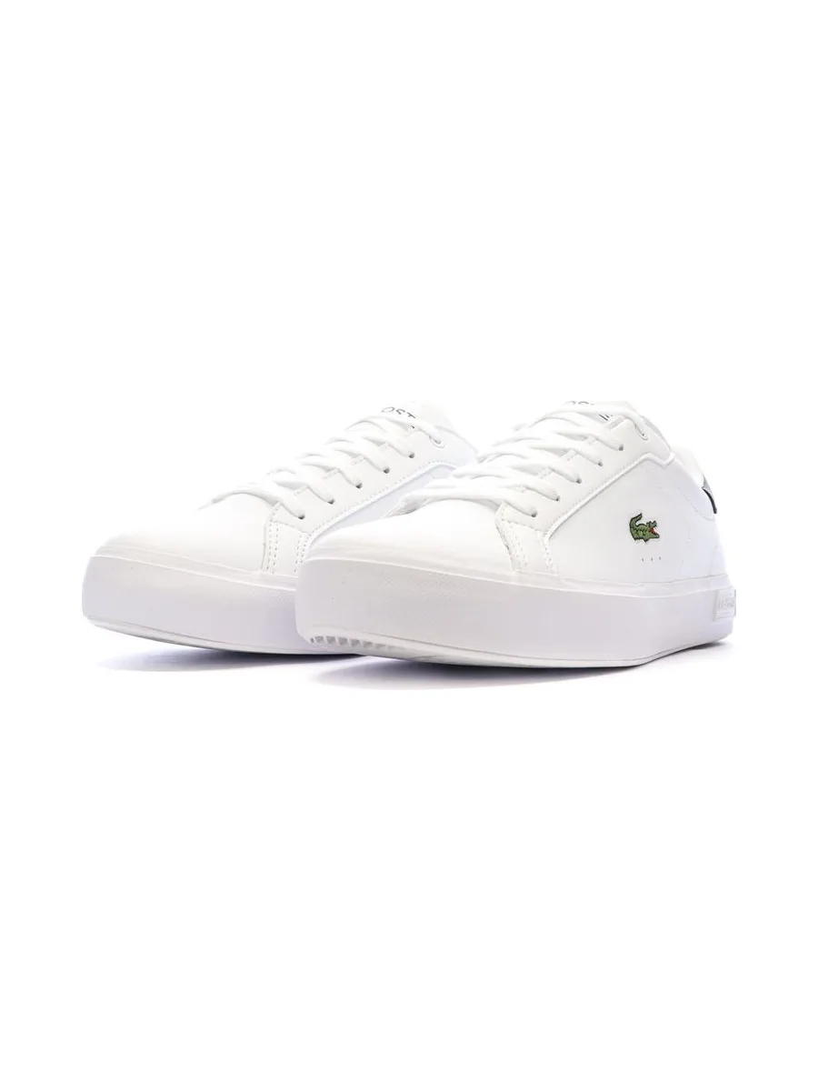 Baskets Blanches/Marine Ado Lacoste Powercourt 7
