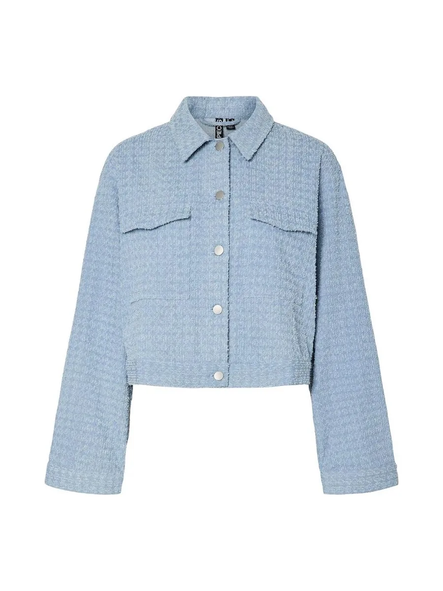 Veste Bleu Femme Pieces Jacy 3