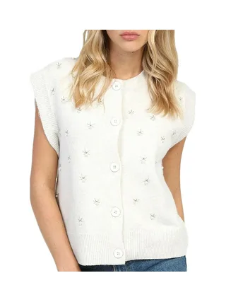 Gilet Ecru Femme An'ge Lucie 1