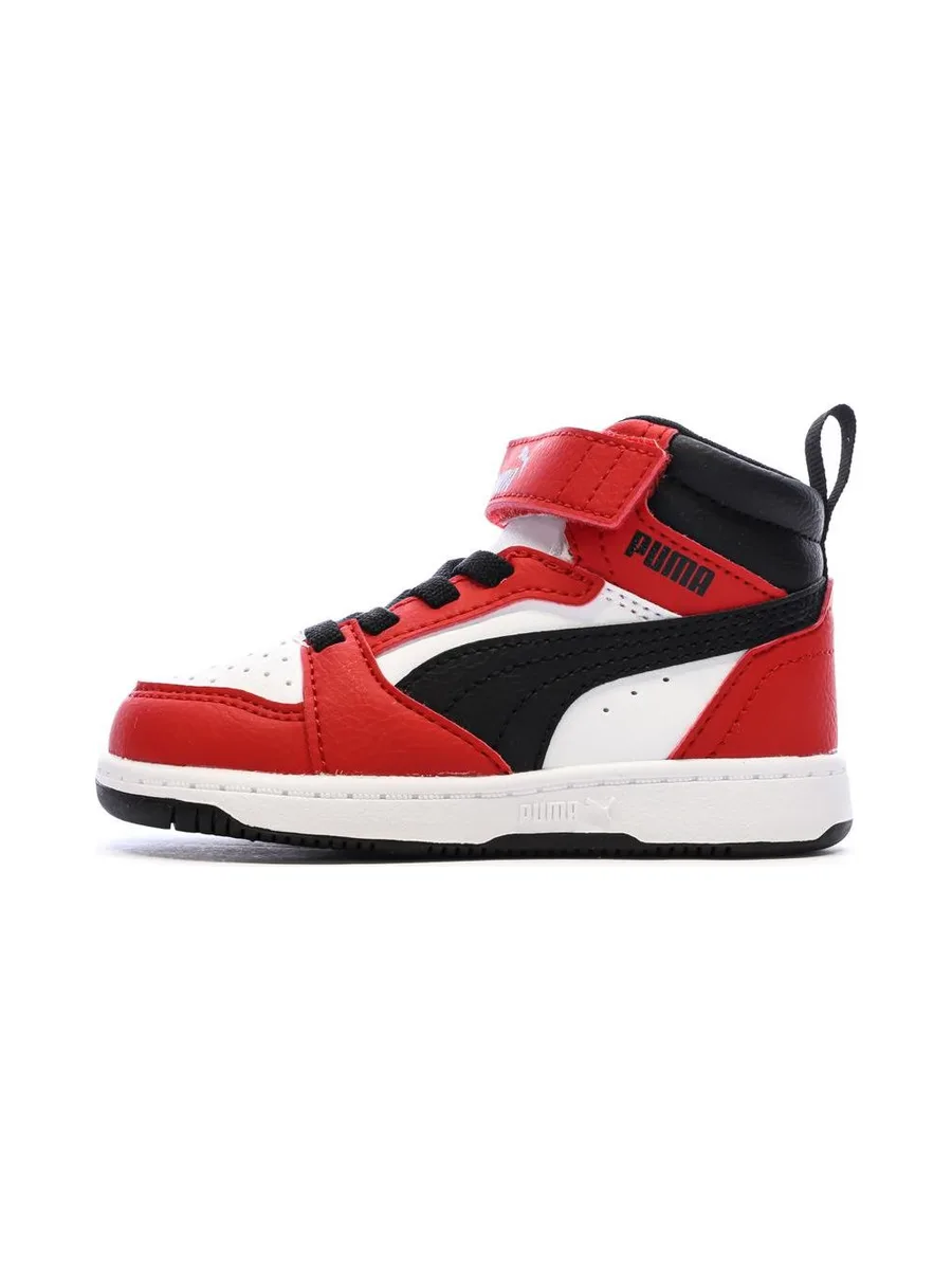Baskets Rouges/Noires/Blanches Garçon Puma 2