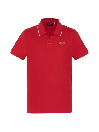 Polo Rouge Homme Schott Pique Paul 1