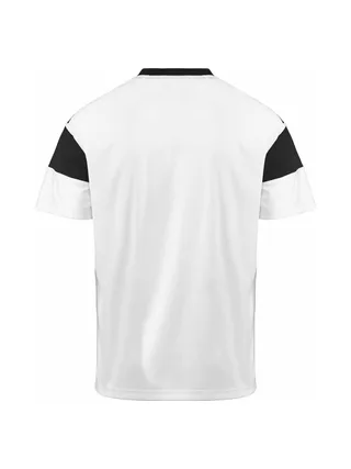 T-Shirt de Sport Blanc/Noir Homme Kappa Dareto 2