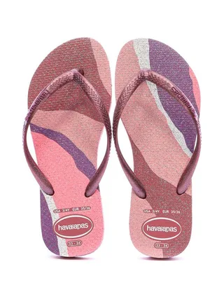 Tongs Prunes Fille Havaianas Hav Slim Palette Glow VV 3