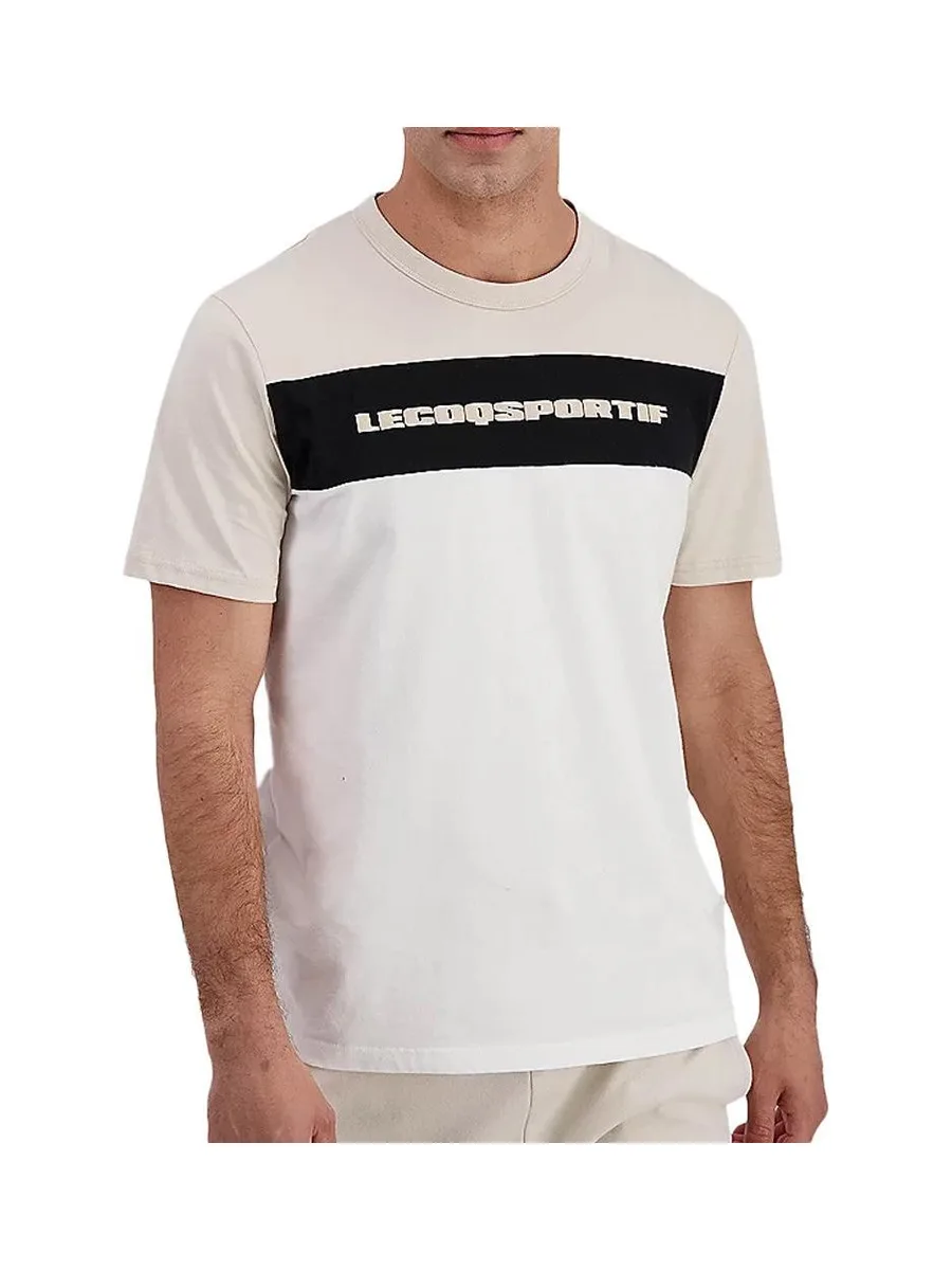 T-Shirt Beige Homme Le Coq Sportif Contemporain N°2 2