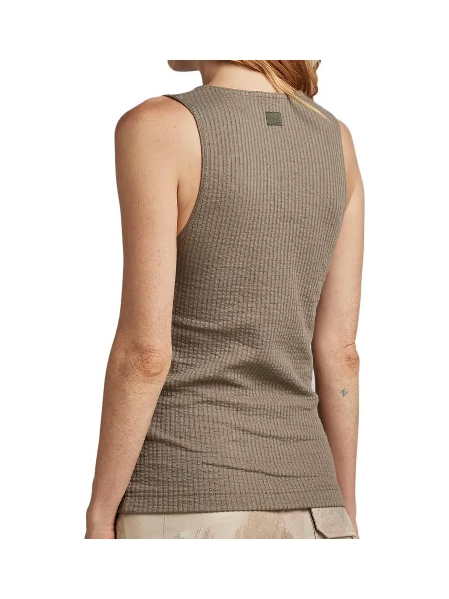 Débardeur Marron Femme G-Star Raw D23093 3