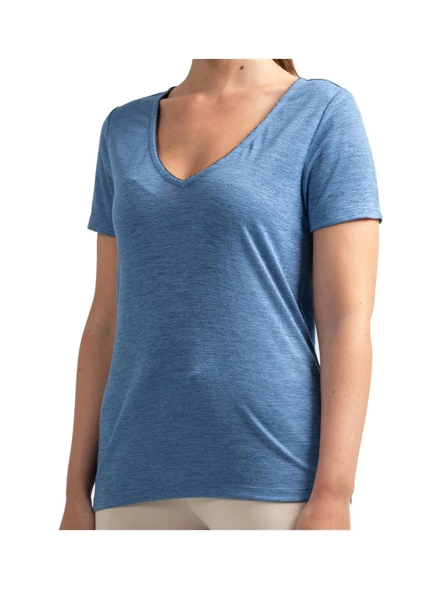 T-shirt Bleu Femme Sun Valley PORTAL 2