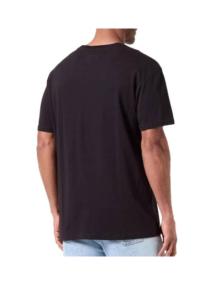 T-shirt Noir Homme Tommy Hilfiger Dna 2