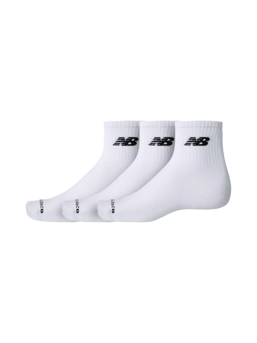 X3 Paires de Chaussettes Blanc Homme New Balance Everyday 2