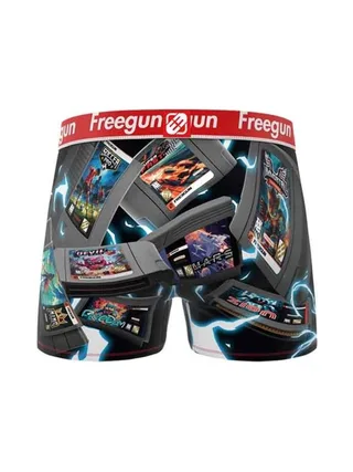 Boxer Noir/Gris Homme Freegun SAGA 2