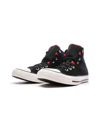 Baskets Noires/Rouge/Blanches Converses Chuck Taylor All Star 6