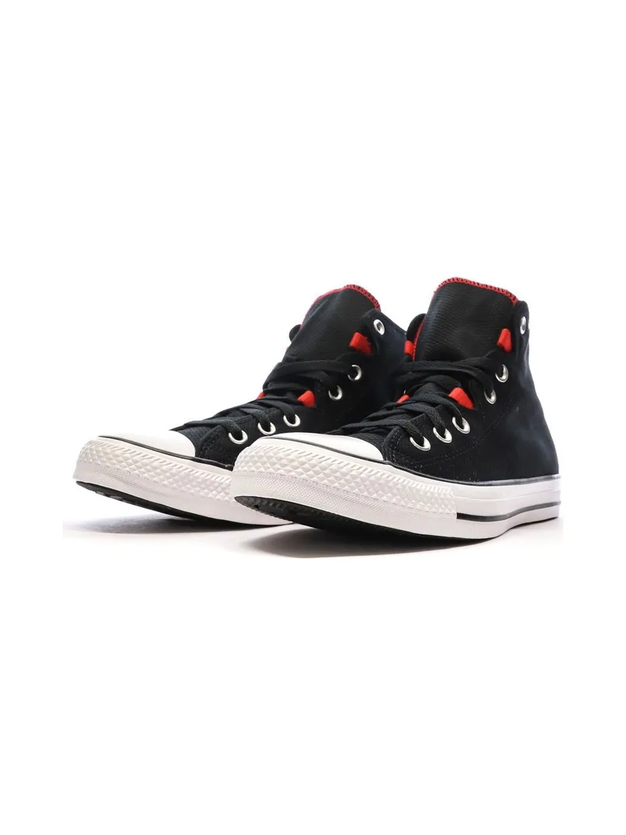 Baskets Noires/Rouge/Blanches Converses Chuck Taylor All Star 7