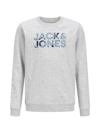 Sweat Gris Chiné Garçon Jack & Jones Splash 2