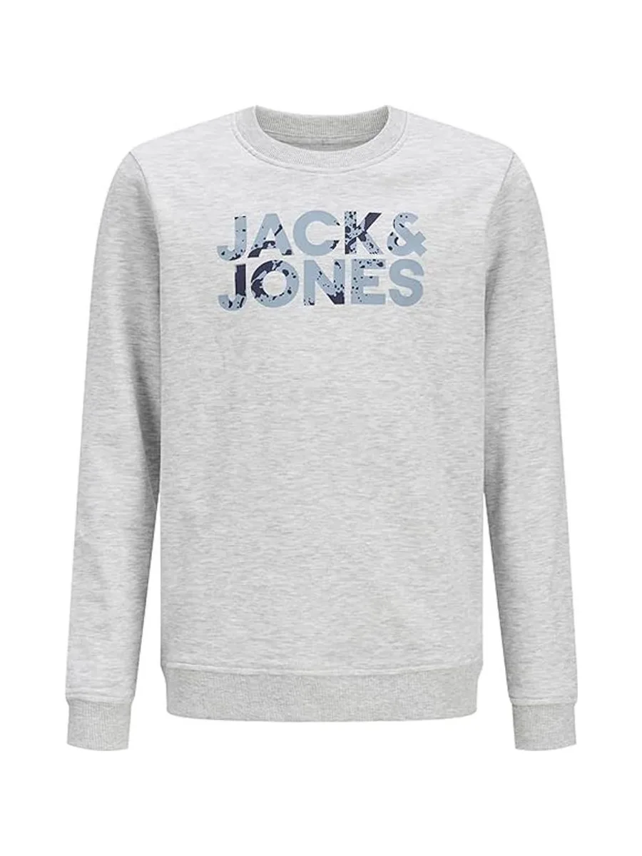 Sweat Gris Chiné Garçon Jack & Jones Splash 3