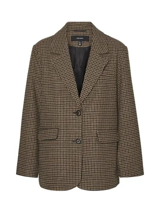 Blazer Pied poule Marron Femme Vero Moda Julie 3