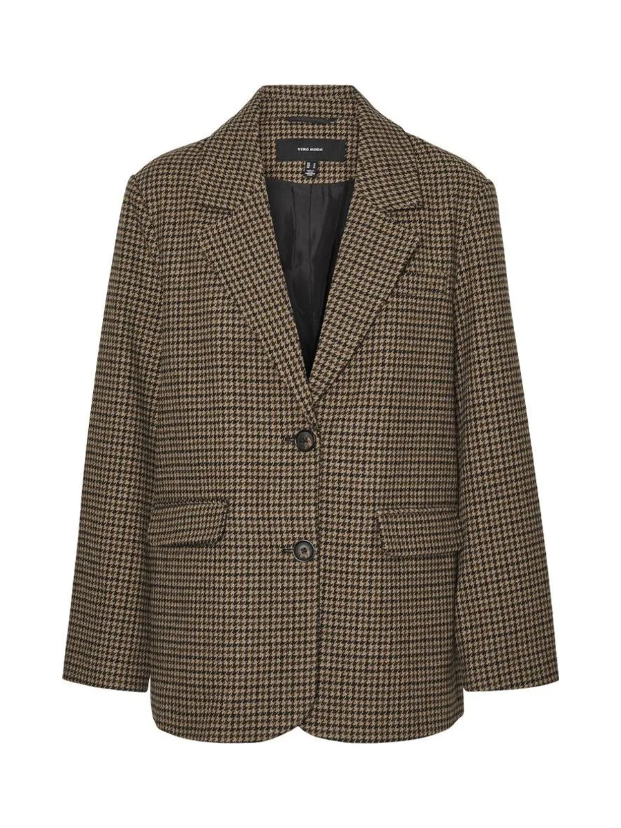 Blazer Pied poule Marron Femme Vero Moda Julie 3
