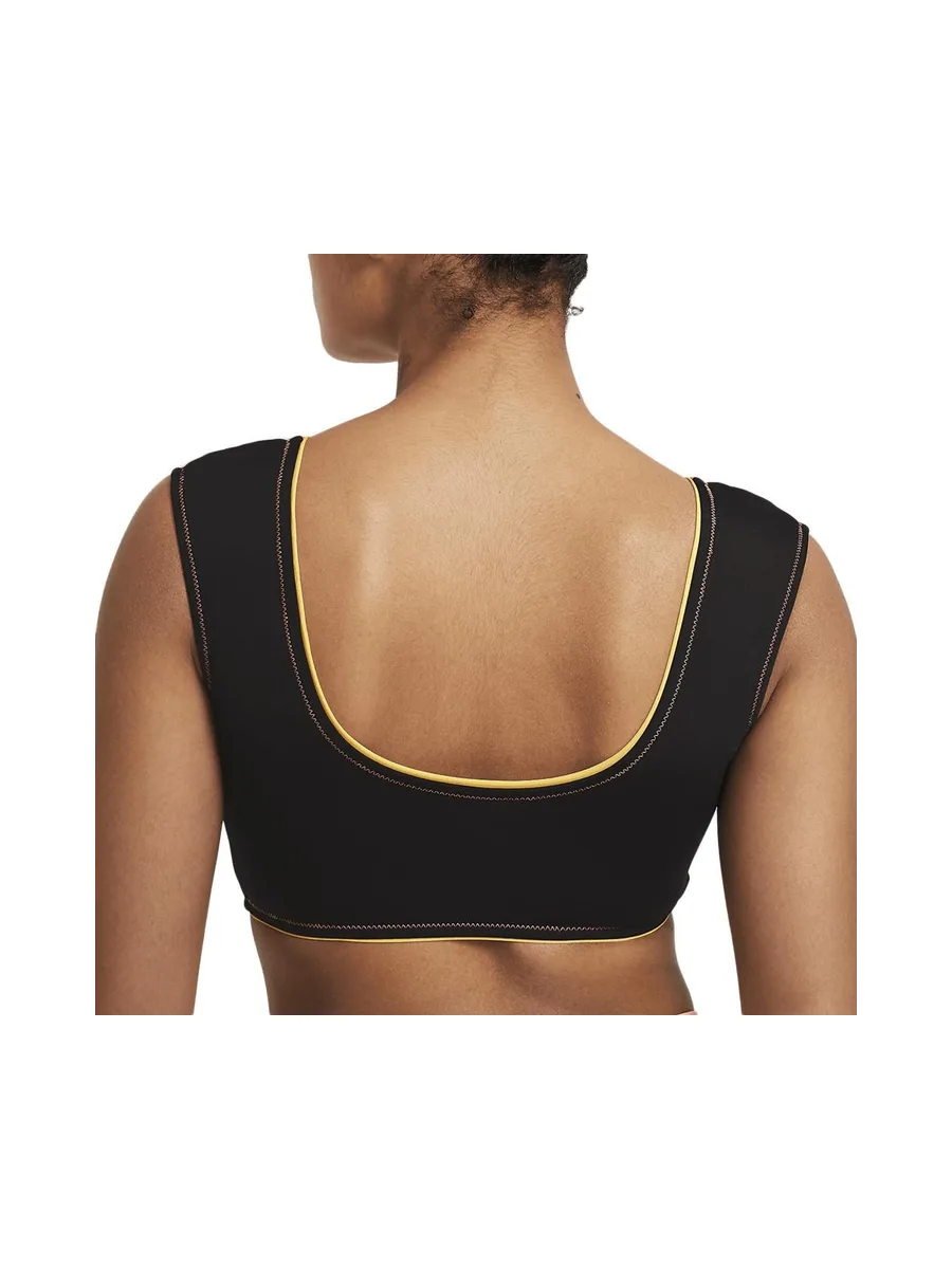 Haut de maillot de bain Rose Femme Nike Midkini 3