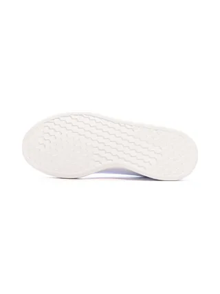 Baskets Blanches/Bleu Femme Adidas Advantage17 5