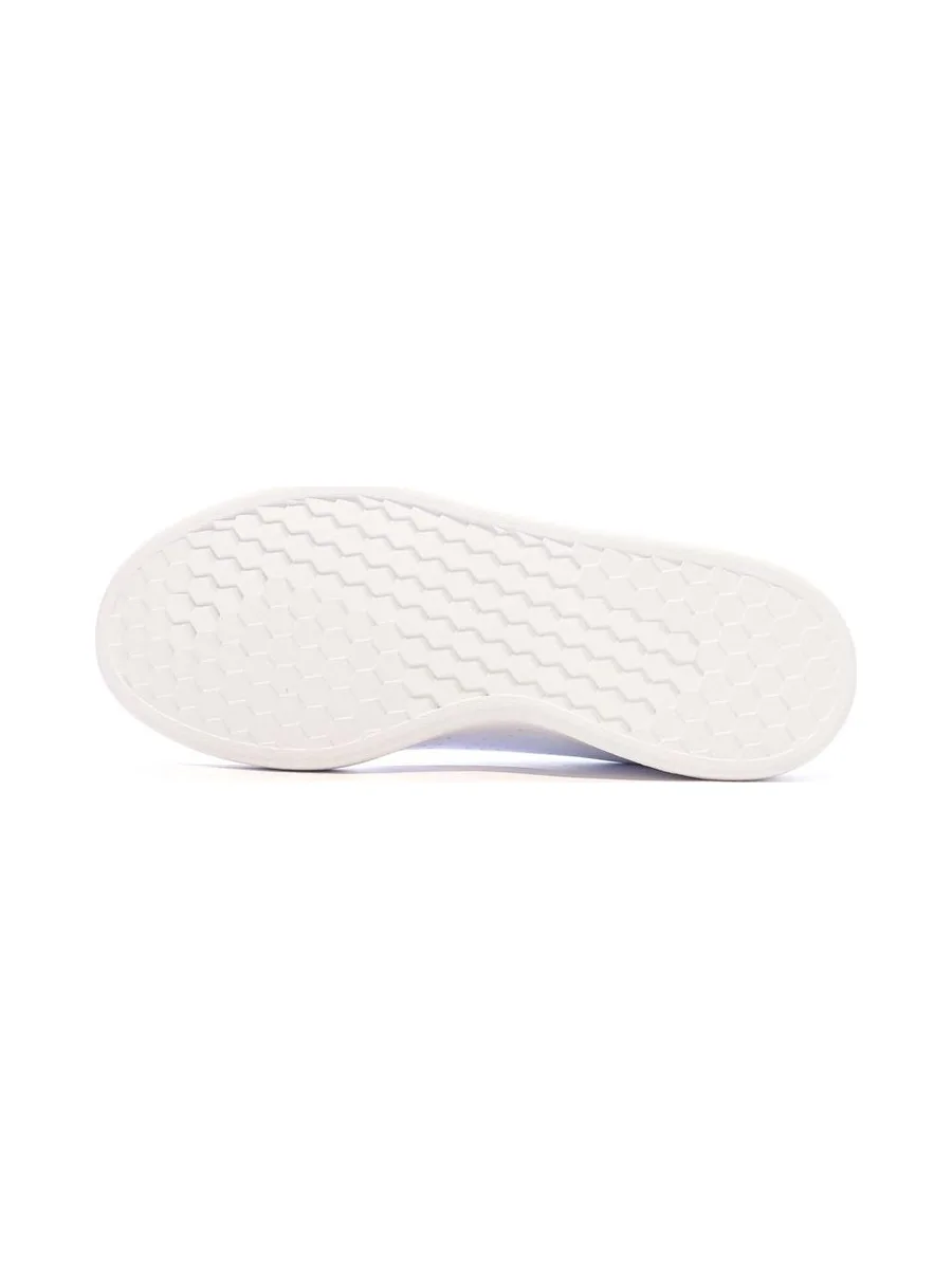 Baskets Blanches/Bleu Femme Adidas Advantage17 6