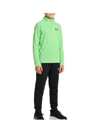 Ensemble Survêtement Noir/Vert Under Armour Twist Tech 1