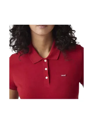 Polo Rouge Femme Levi's Levis Hm 3