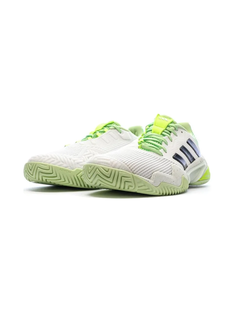Chaussures de Tennis Vert/Blanc Adidas Barricade 13 7