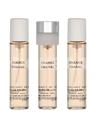Chanel Chance Twist And Spray 60ml - 3x Edt Spray Refill 20Ml - Twist and Spray 2