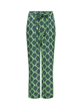 Pantalons fluide Vert Femme Only Palazzo 1